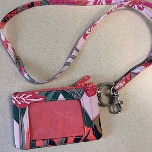 Vera Bradley ID lanyard